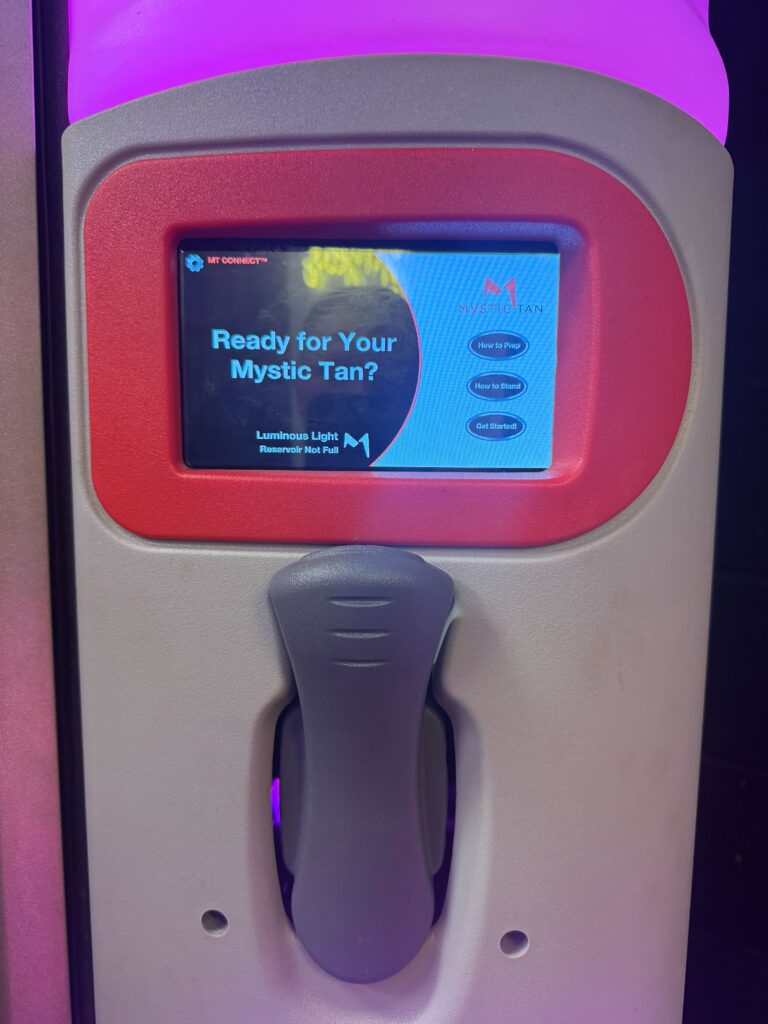 Spray Tan Booth Controls